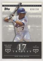 Jose Reyes (2005 NLB Triples Leader - 17 Triples) #/150