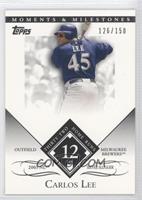 Carlos Lee (2005 NL Silver Slugger - 32 Home Runs) #/150