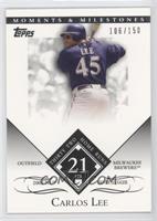 Carlos Lee (2005 NL Silver Slugger - 32 Home Runs) #/150