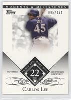 Carlos Lee (2005 NL Silver Slugger - 32 Home Runs) #/150