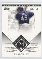 Carlos Lee (2005 NL Silver Slugger - 32 Home Runs) #/150