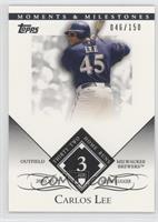 Carlos Lee (2005 NL Silver Slugger - 32 Home Runs) #/150