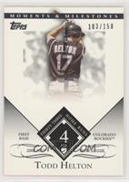 Todd Helton (2003 NL Silver Slugger - 33 Home Runs) #/150