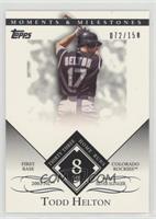 Todd Helton (2003 NL Silver Slugger - 33 Home Runs) #/150