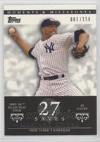 Mariano Rivera (2005 AL Rolaids Relief Winner - 43 Saves) #/150