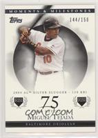 Miguel Tejada (2004 AL Silver Slugger - 150 RBI) [Noted] #/150