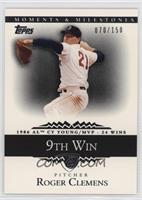 Roger Clemens (1986 AL Cy Young/MVP - 24 Wins) #/150