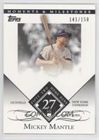 Mickey Mantle (1956 Triple Crown - 52 Home Runs) #/150