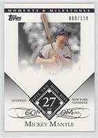 Mickey Mantle (1956 Triple Crown - 52 Home Runs) #/150