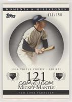 Mickey Mantle (1956 Triple Crown - 130 RBI) #/150