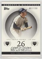 Mickey Mantle (1956 Triple Crown - 130 RBI) #/150