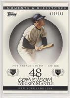 Mickey Mantle (1956 Triple Crown - 130 RBI) #/150