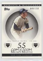 Mickey Mantle (1956 Triple Crown - 130 RBI) #/150