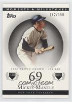 Mickey Mantle (1956 Triple Crown - 130 RBI) #/150