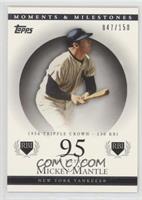 Mickey Mantle (1956 Triple Crown - 130 RBI) #/150