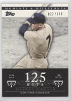 Mickey Mantle (1956 AL MVP - 188 Hits) #/150