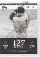 Mickey Mantle (1956 AL MVP - 188 Hits) #/150