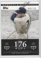 Mickey Mantle (1956 AL MVP - 188 Hits) #/150