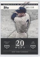 Mickey Mantle (1956 AL MVP - 188 Hits) #/150