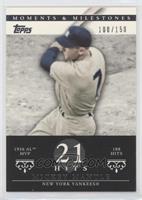 Mickey Mantle (1956 AL MVP - 188 Hits) #/150