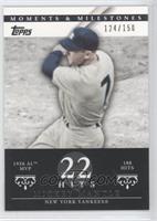 Mickey Mantle (1956 AL MVP - 188 Hits) #/150