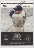 Mickey Mantle (1956 AL MVP - 188 Hits) [EX to NM] #/150