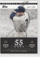 Mickey Mantle (1956 AL MVP - 188 Hits) #/150