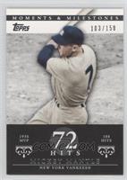 Mickey Mantle (1956 AL MVP - 188 Hits) #/150