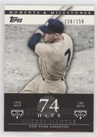 Mickey Mantle (1956 AL MVP - 188 Hits) #/150