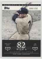 Mickey Mantle (1956 AL MVP - 188 Hits) #/150