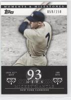 Mickey Mantle (1956 AL MVP - 188 Hits) #/150