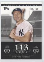 Mickey Mantle (1956 AL MVP - 132 Runs) #/150