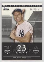 Mickey Mantle (1956 AL MVP - 132 Runs) #/150