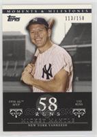 Mickey Mantle (1956 AL MVP - 132 Runs) #/150