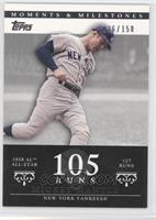 Mickey Mantle (1958 AL All-Star - 127 Runs) #/150