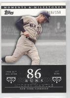 Mickey Mantle (1958 AL All-Star - 127 Runs) #/150