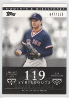 Roger Clemens (1986 AL Cy Young/MVP - 238 Strikeouts) #/150