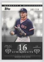 Roger Clemens (1986 AL Cy Young/MVP - 238 Strikeouts) #/150