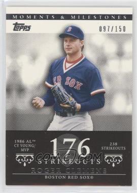 2007 Topps Moments & Milestones - [Base] #18-176 - Roger Clemens (1986 AL Cy Young/MVP - 238 Strikeouts) /150