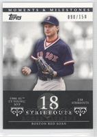 Roger Clemens (1986 AL Cy Young/MVP - 238 Strikeouts) #/150