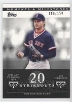 Roger Clemens (1986 AL Cy Young/MVP - 238 Strikeouts) #/150