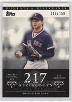 Roger Clemens (1986 AL Cy Young/MVP - 238 Strikeouts) #/150