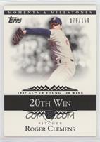 Roger Clemens (1987 AL Cy Young - 20 Wins) #/150