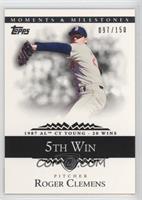 Roger Clemens (1987 AL Cy Young - 20 Wins) #/150