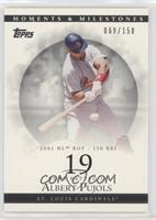 Albert Pujols (2001 NL ROY - 130 RBI) #/150