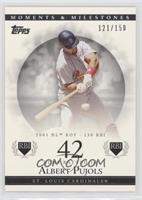 Albert Pujols (2001 NL ROY - 130 RBI) #/150