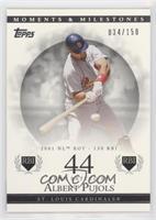 Albert Pujols (2001 NL ROY - 130 RBI) #/150