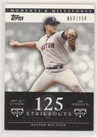 Roger Clemens (1987 AL Cy Young - 256 Strikeouts) #/150