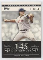 Roger Clemens (1987 AL Cy Young - 256 Strikeouts) #/150