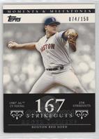 Roger Clemens (1987 AL Cy Young - 256 Strikeouts) #/150